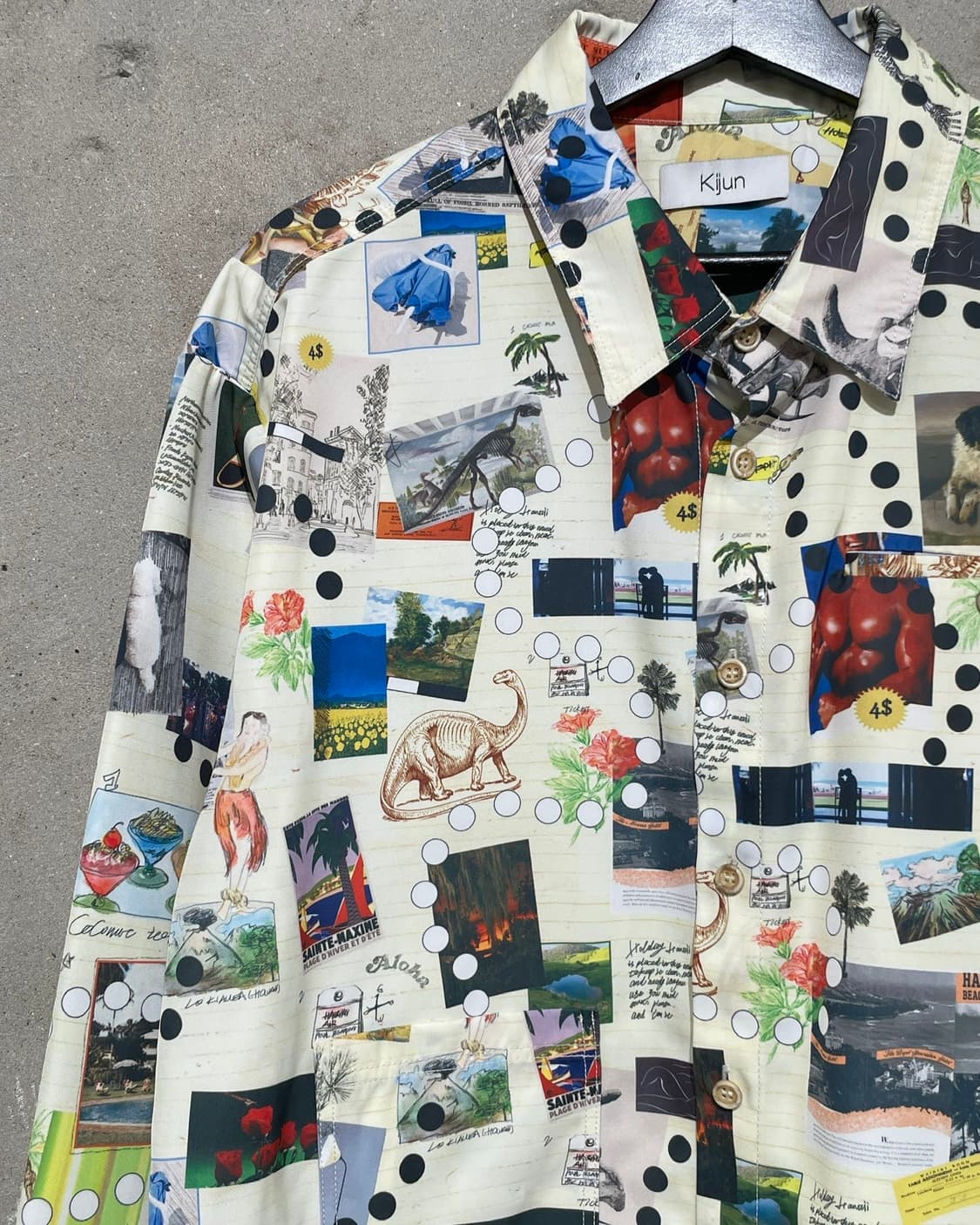 기준 22F/W 콜라주 오버사이즈 셔츠 상품이미지2