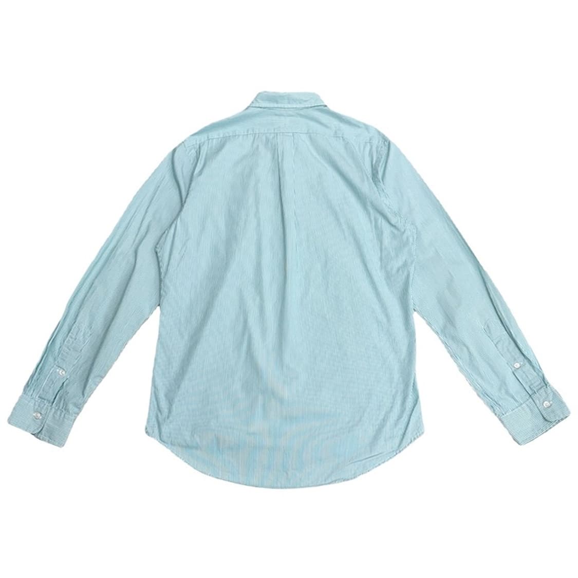 POLO 슬림핏 그린 스트라이프 셔츠 L 상품이미지7