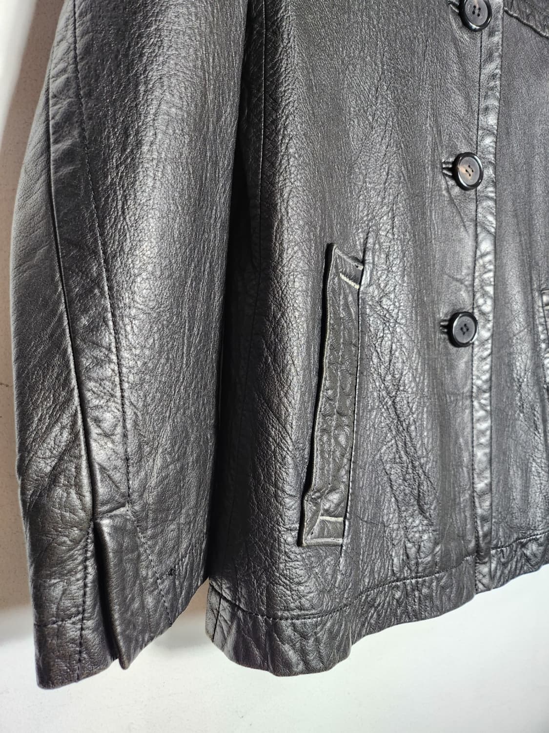 쁘레땅 가죽 자켓 상품이미지4