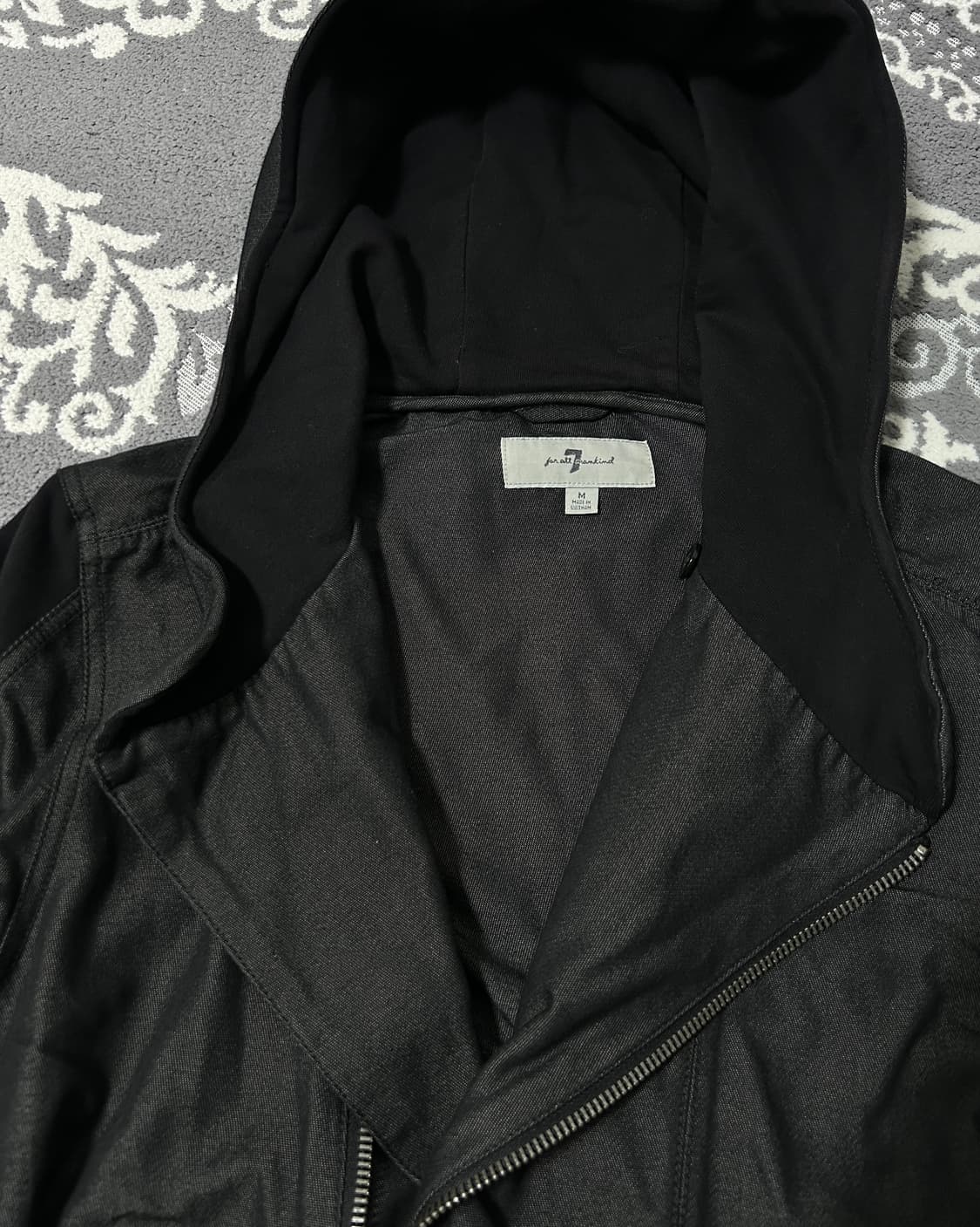 7 For All Mankind 사선 집업 후드 자켓 상품이미지6