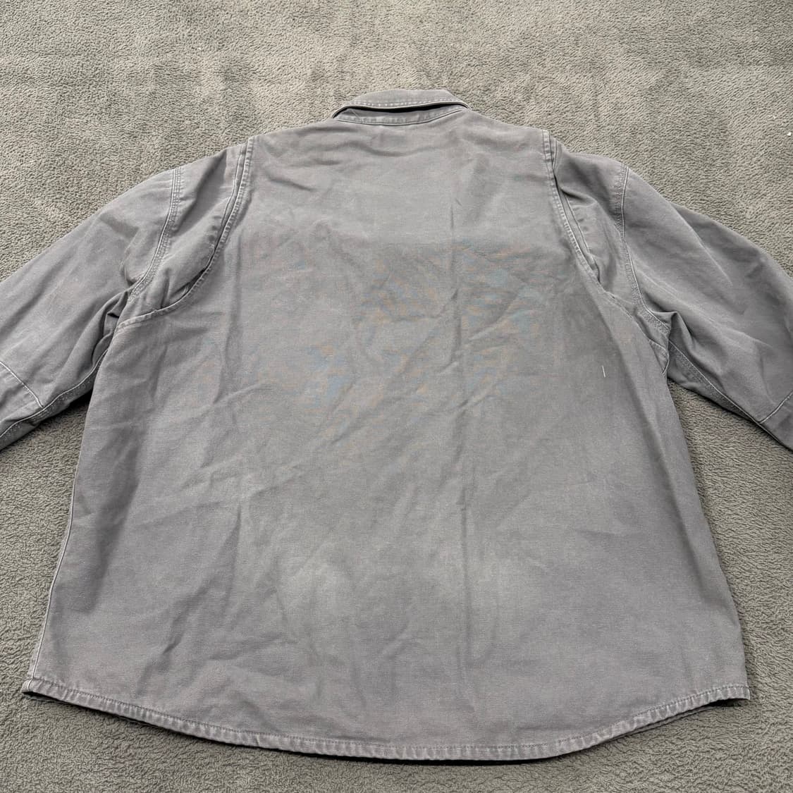 [정품/XL] 칼하트 그레이 헤비 오버 셔츠 c1 상품이미지4