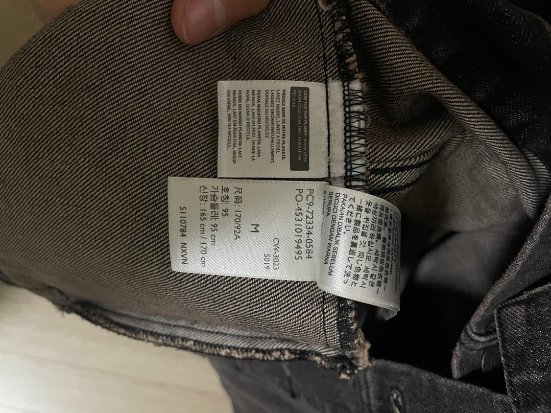 리바이스 데님 트러커자켓(m) 상품이미지4