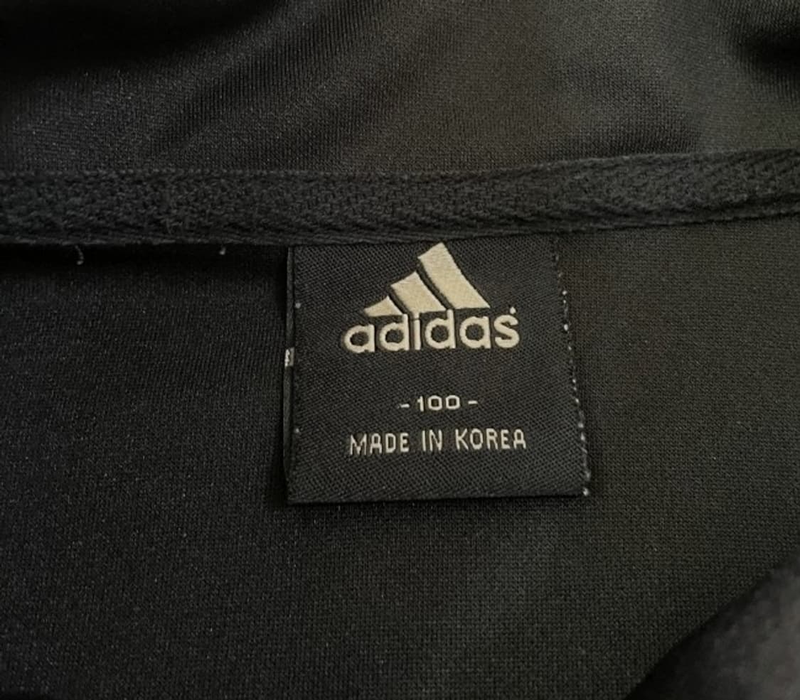 아디다스 검골 금장 블랙 트랙탑 져지집업 100/L 상품이미지4