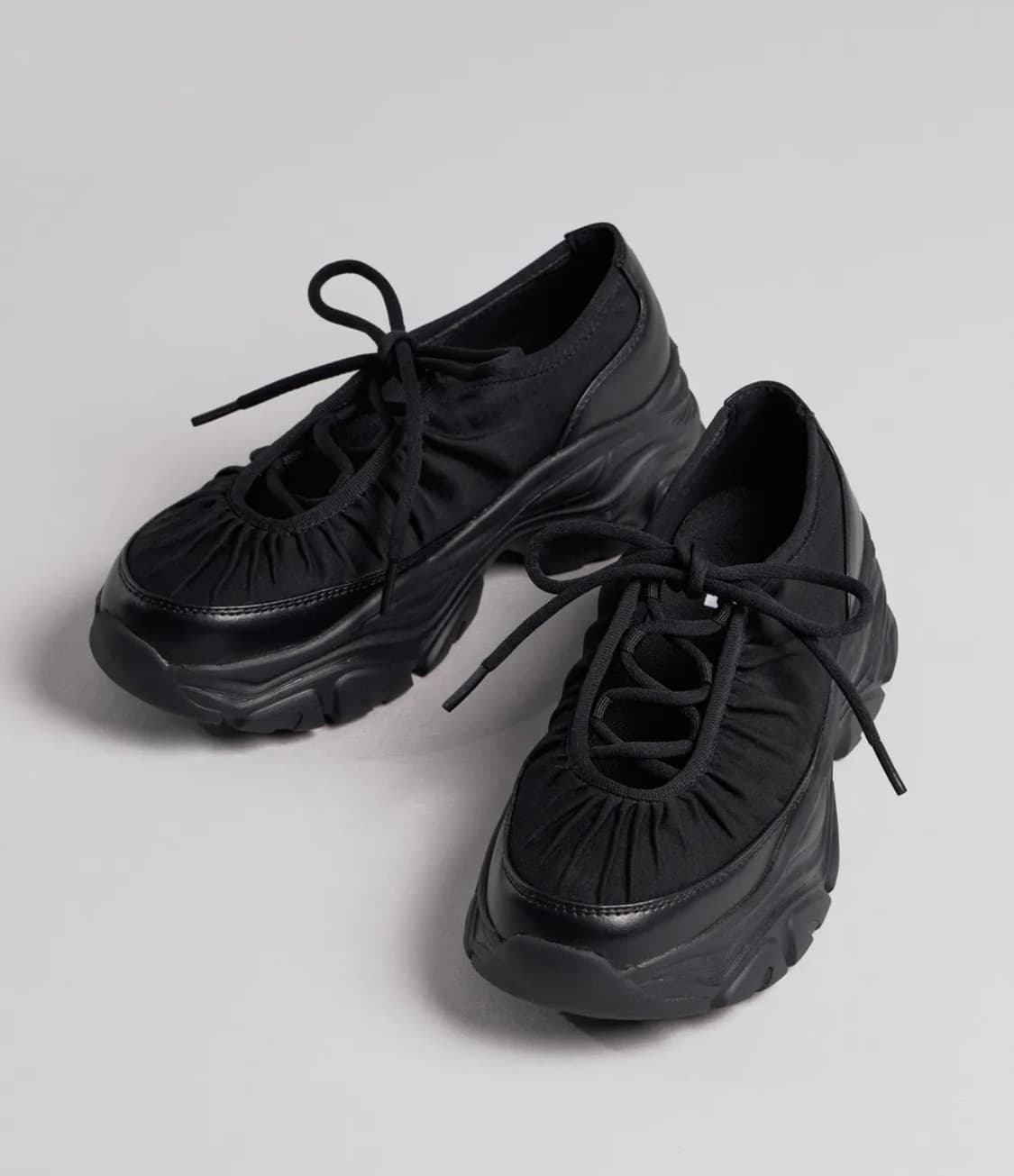 질바이질스튜어트 카시아 셔링 플랫폼 스니커즈 245 상품이미지3