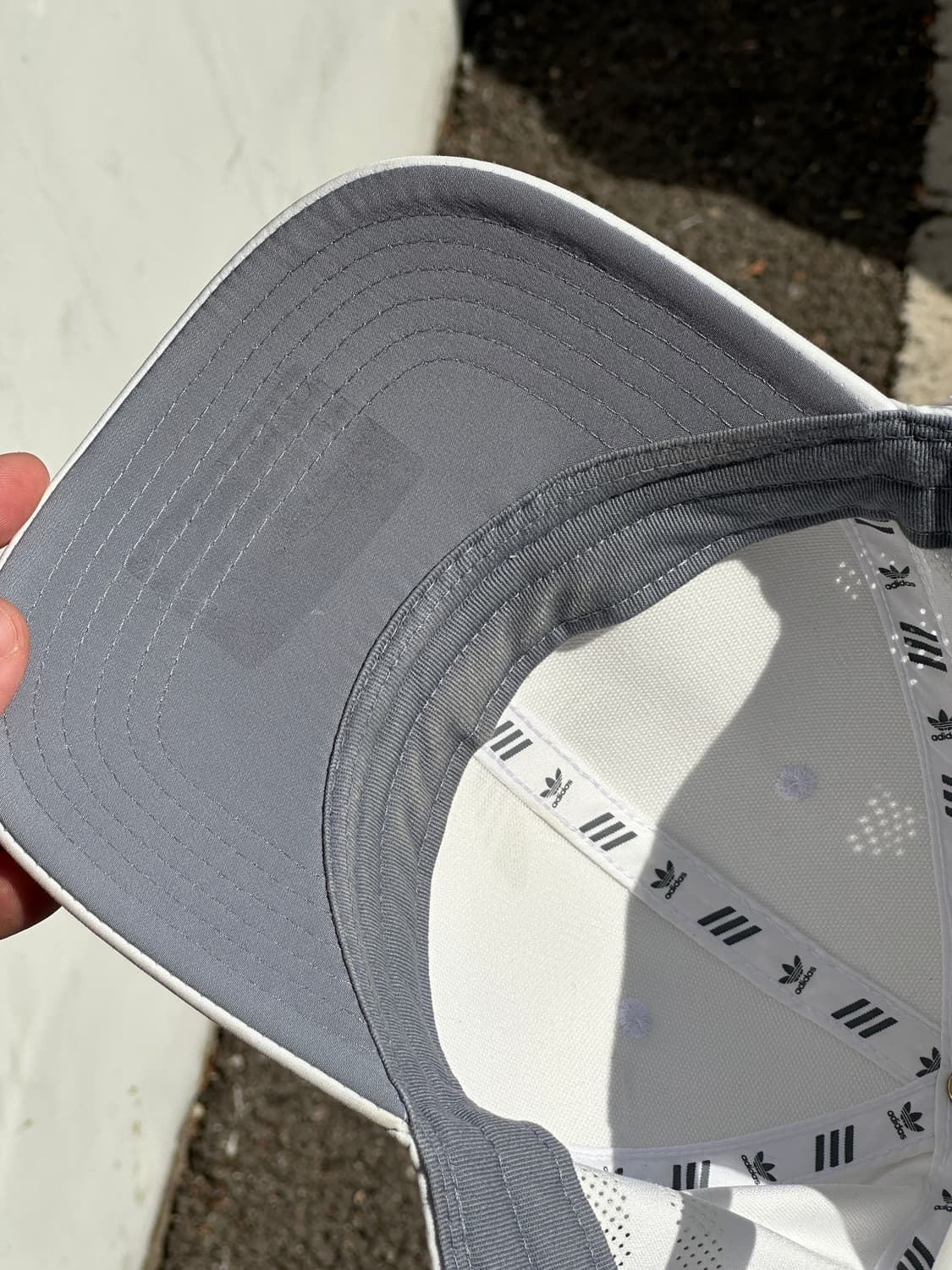 [F] 아디다스 화이트 볼캡 모자 상품이미지7