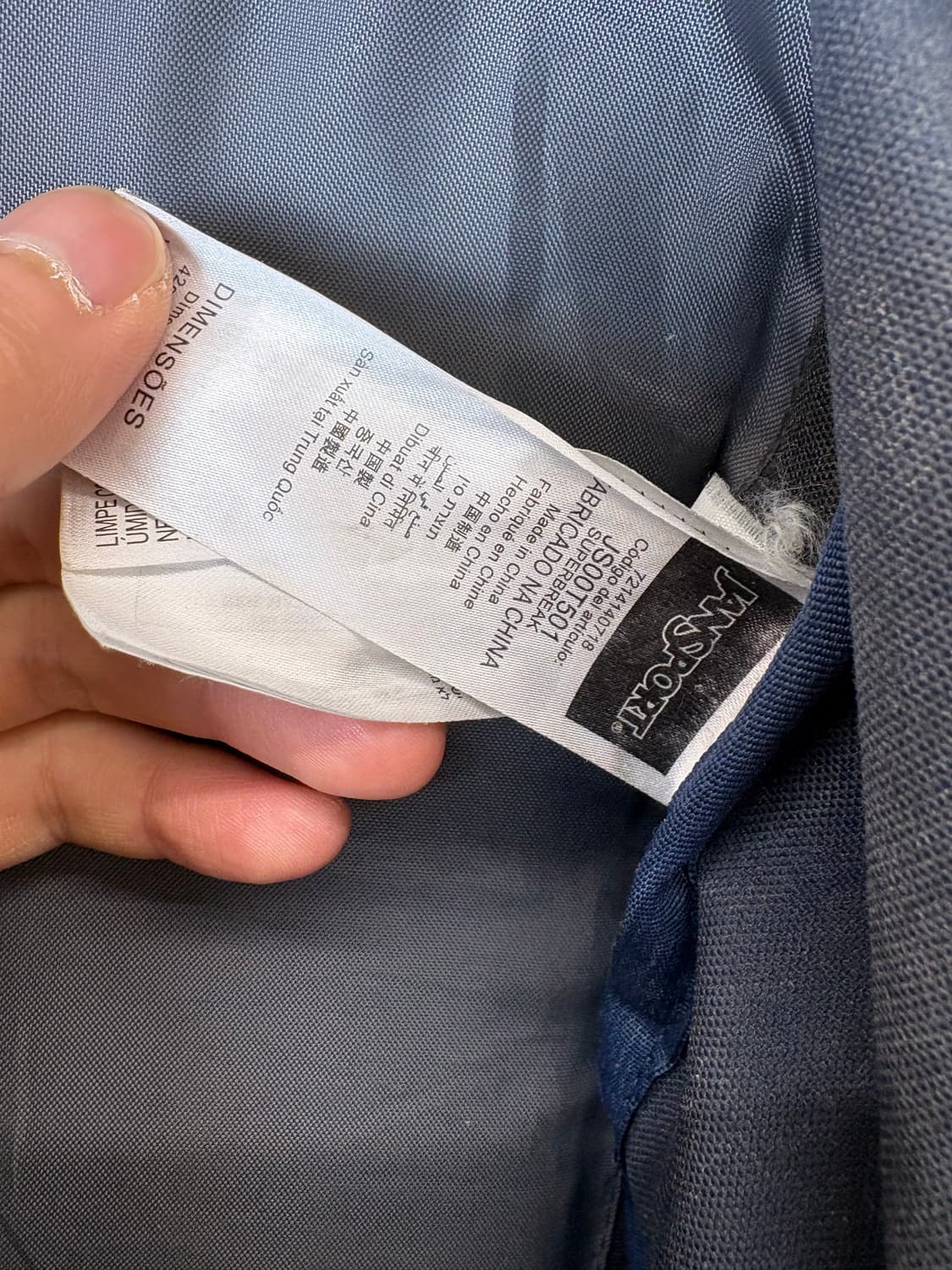 잔스포츠 네이비 백팩 상품이미지7