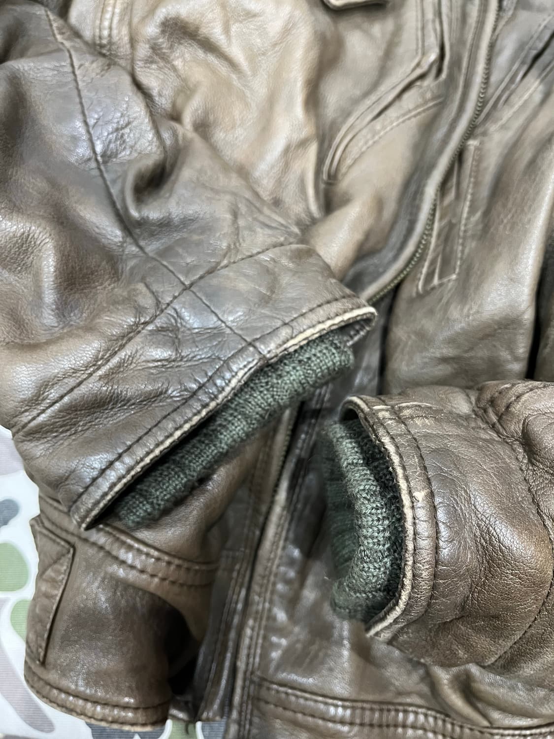 RUFFO 레더 봄버자켓 상품이미지10