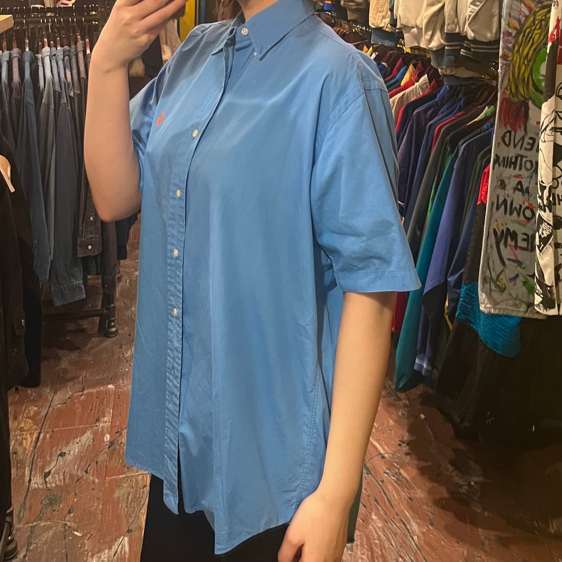 [HI] 폴로 반팔셔츠 블루 상품이미지4