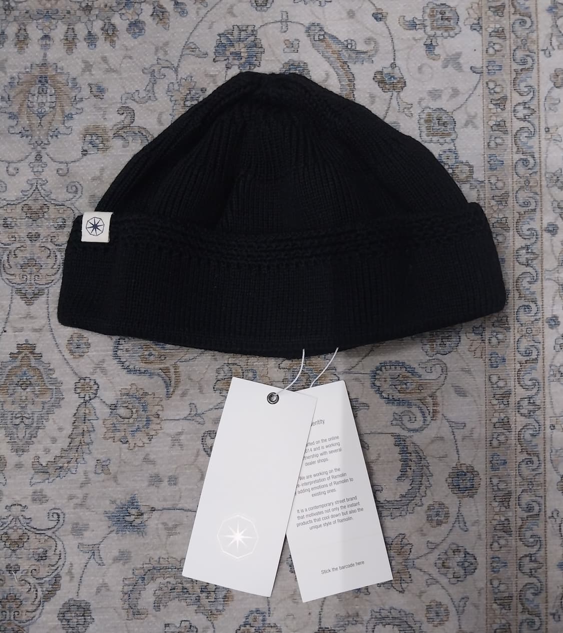 (새상품)  라모랭 검정 숏비니 2사이즈 상품이미지1