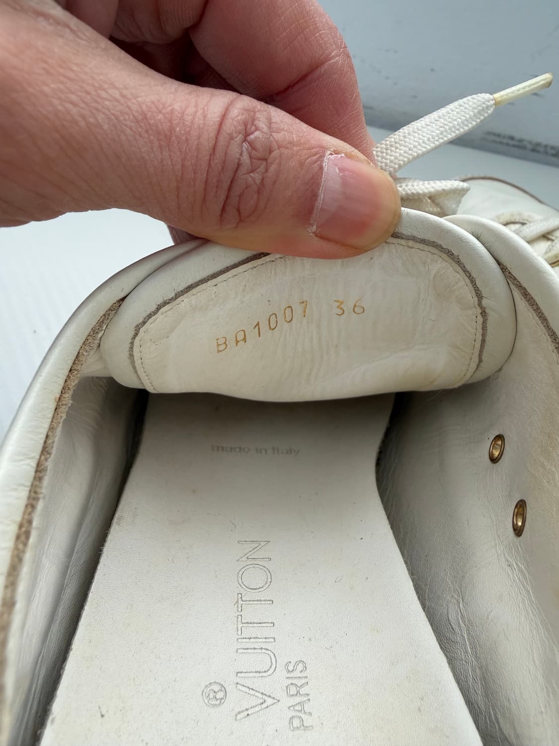 정품) 루이비통 모노그램 멀티컬러 스니커즈 36 상품이미지9