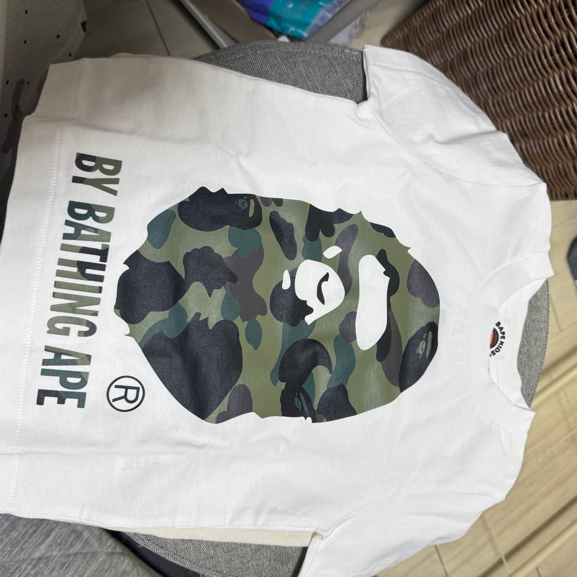 베이프키즈 카모 반팔티 (90사이즈) 상품이미지1