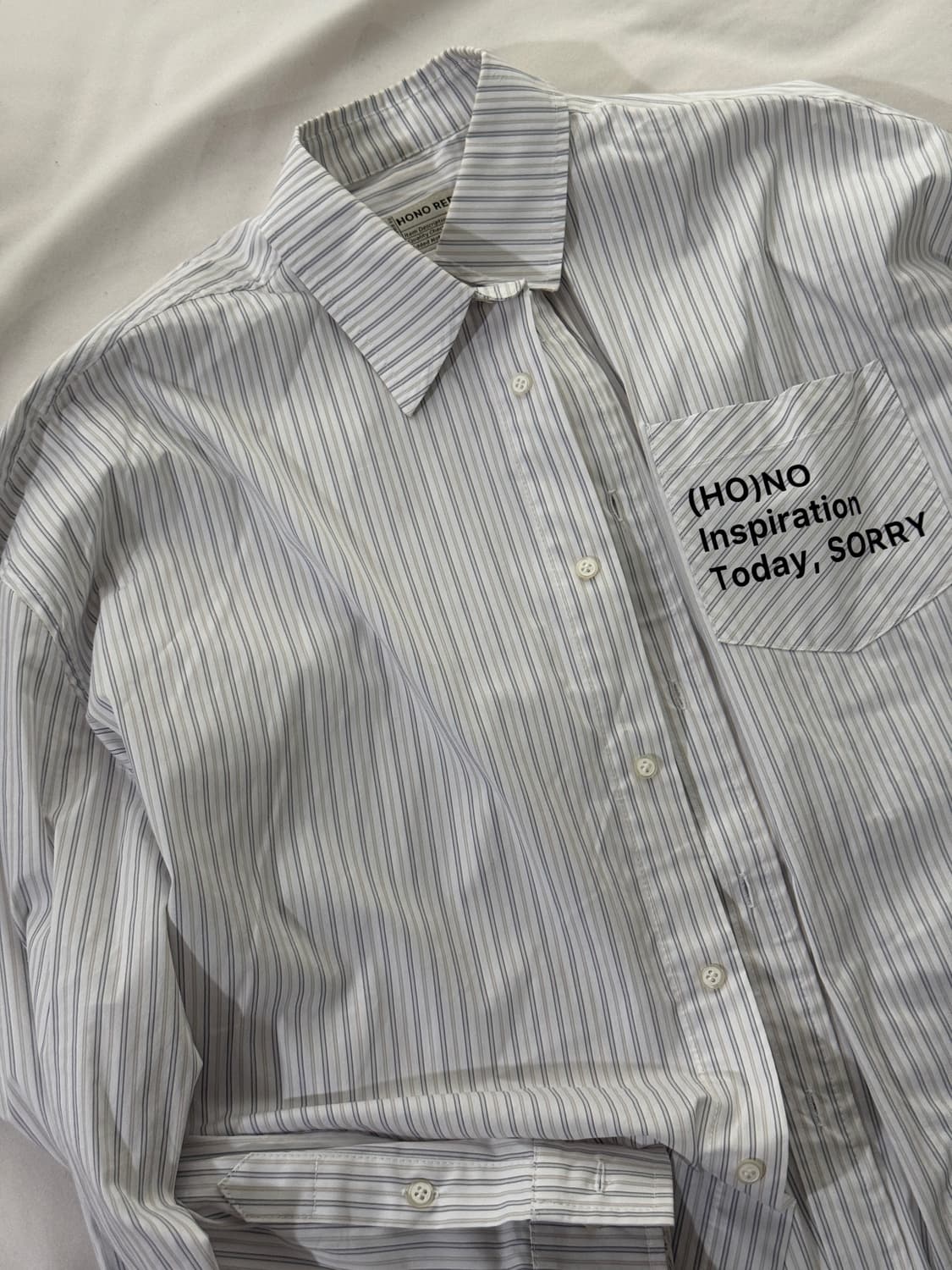호노리포트 타이포 셔츠 스트라이프  상품이미지2