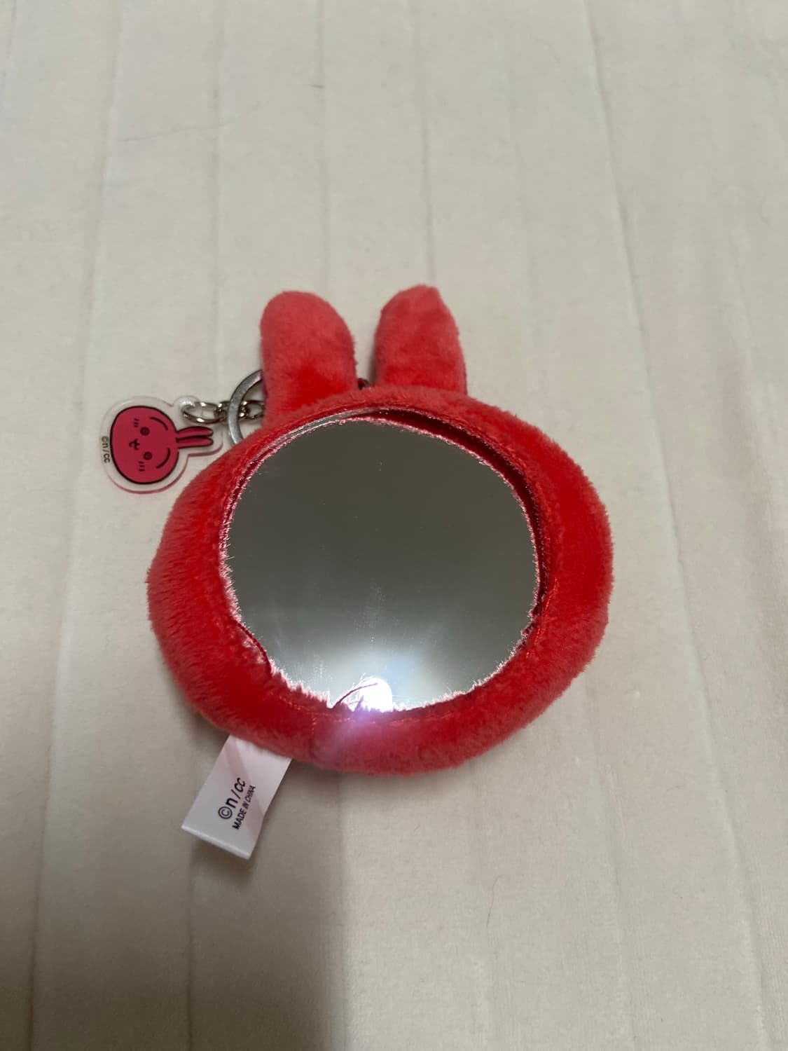 🍓먼작귀 우사기 거울키링🍓 상품이미지2