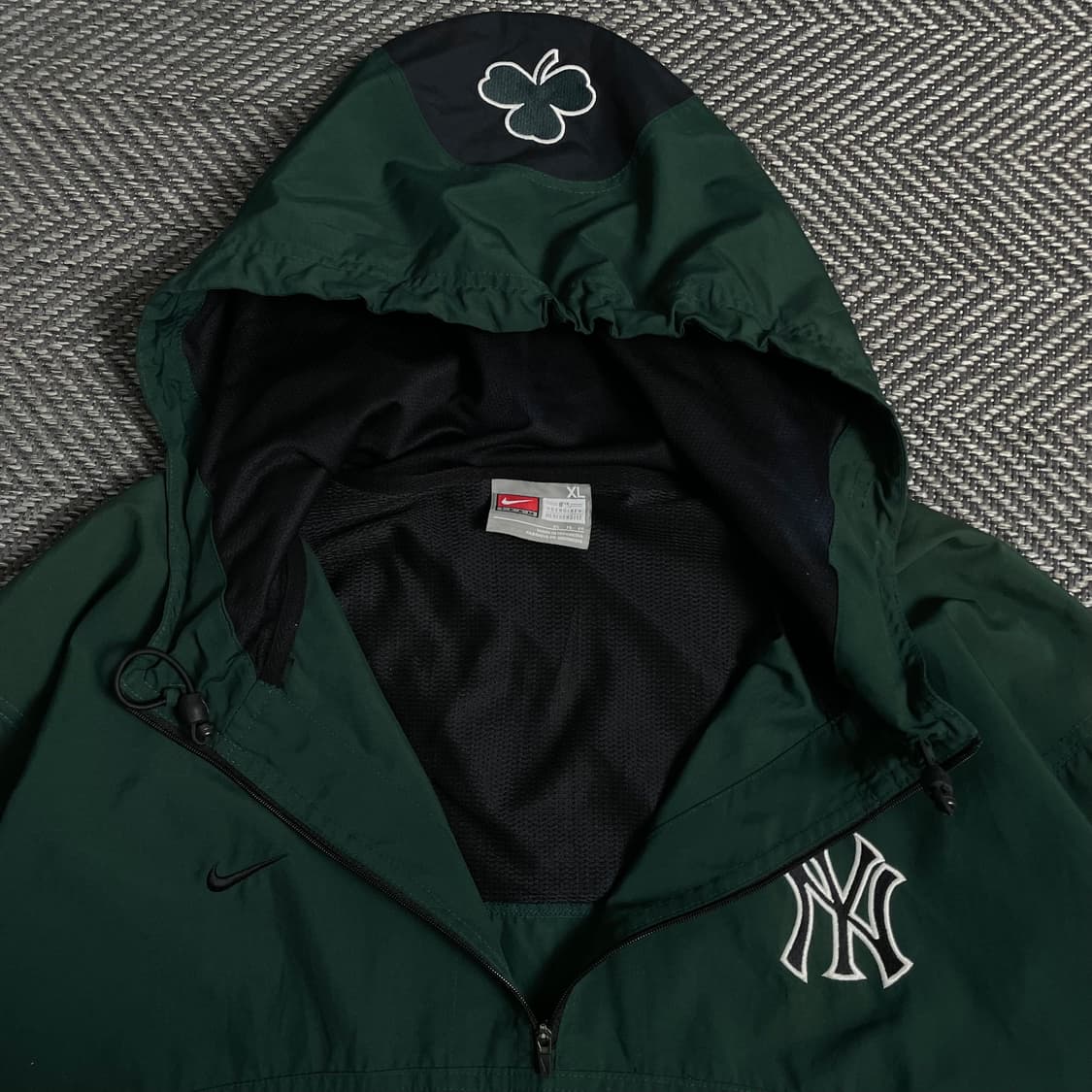 90s 나이키 뉴욕 양키스 박시핏 우븐 후드 아노락 y 4763 상품이미지7