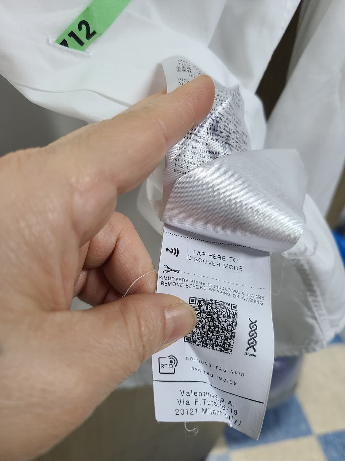 발렌티노 화이트 셔츠 남방 상품이미지6