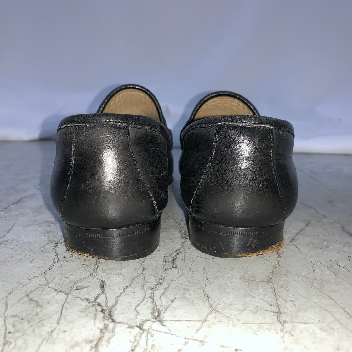 구찌 빈티지 금장 블랙 여성 로퍼 225-230 이태리 빈티지 상품이미지6