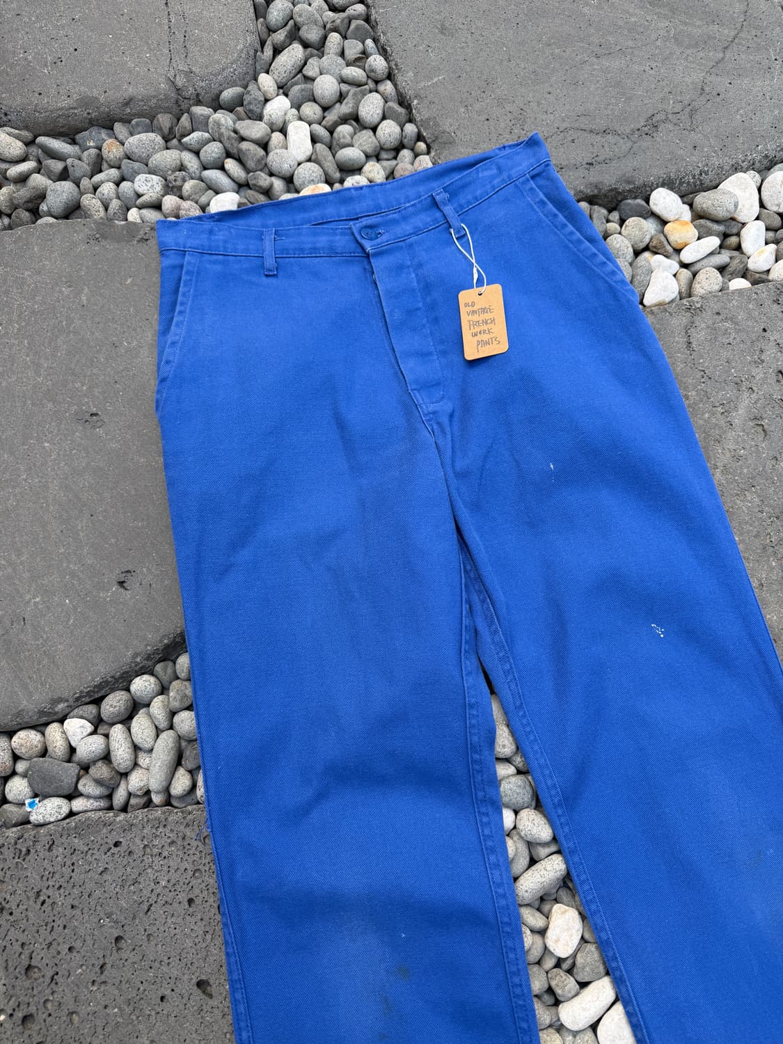 OLD VINTAGE WASHED BLUE 빈티지 프렌치워크팬츠 상품이미지5