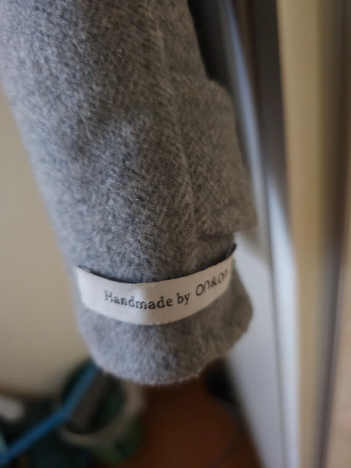 온앤온 양모 핸드메이드 하프코트 상품이미지4