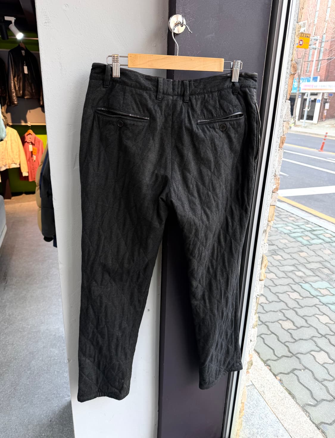 32~33/ 에르메스 레더블랜딩 퀄팅 패딩 팬츠 상품이미지7