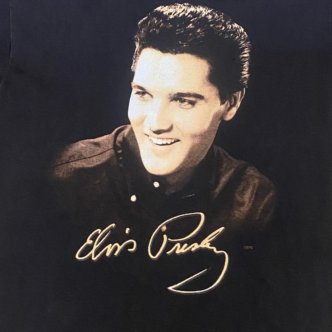 미국 빈티지 엘비스프레슬리 프린팅 반팔티 락티셔츠 상품이미지2