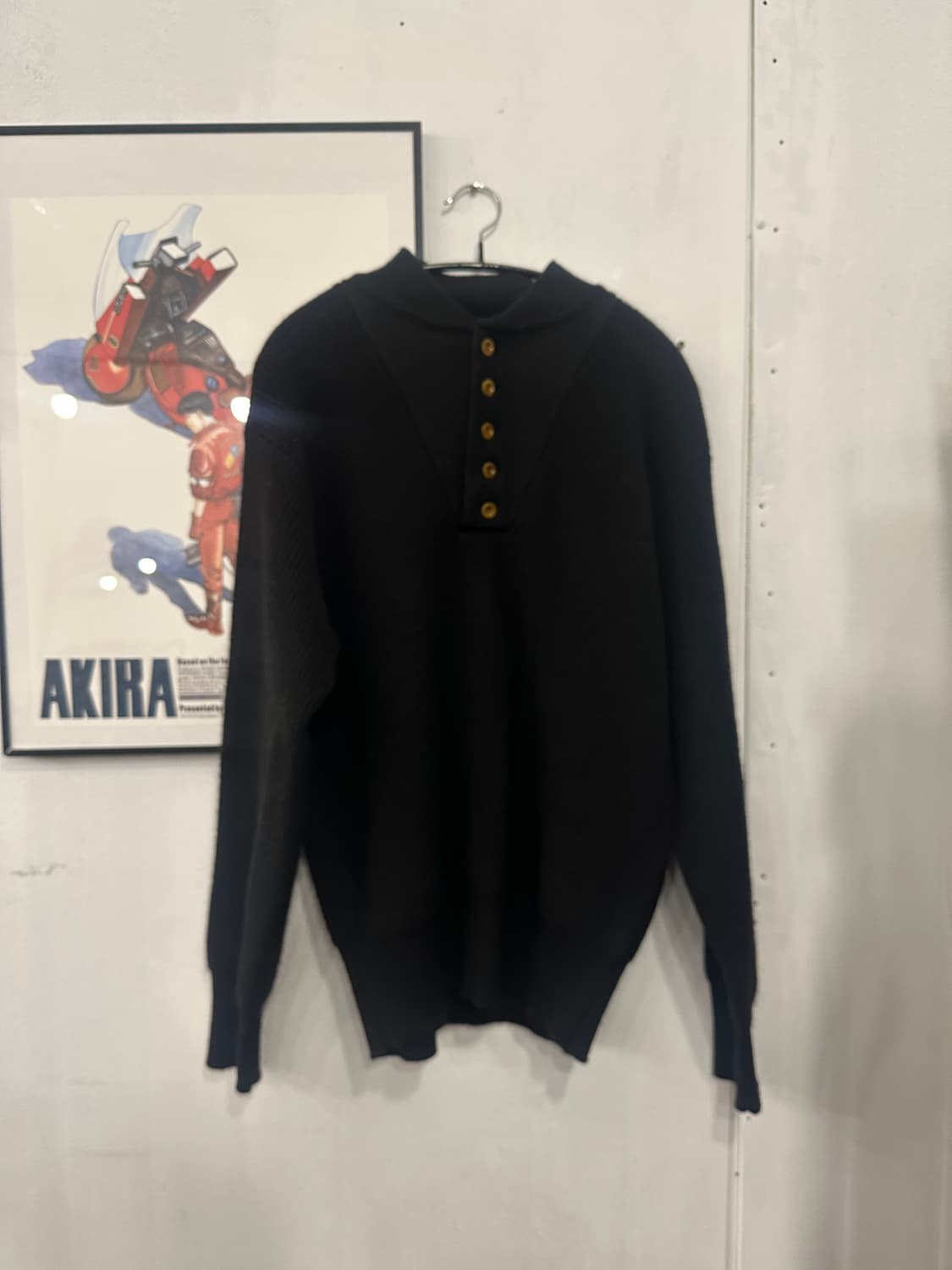 브론슨 미 육군 5버튼 니트 블랙 40 상품이미지1