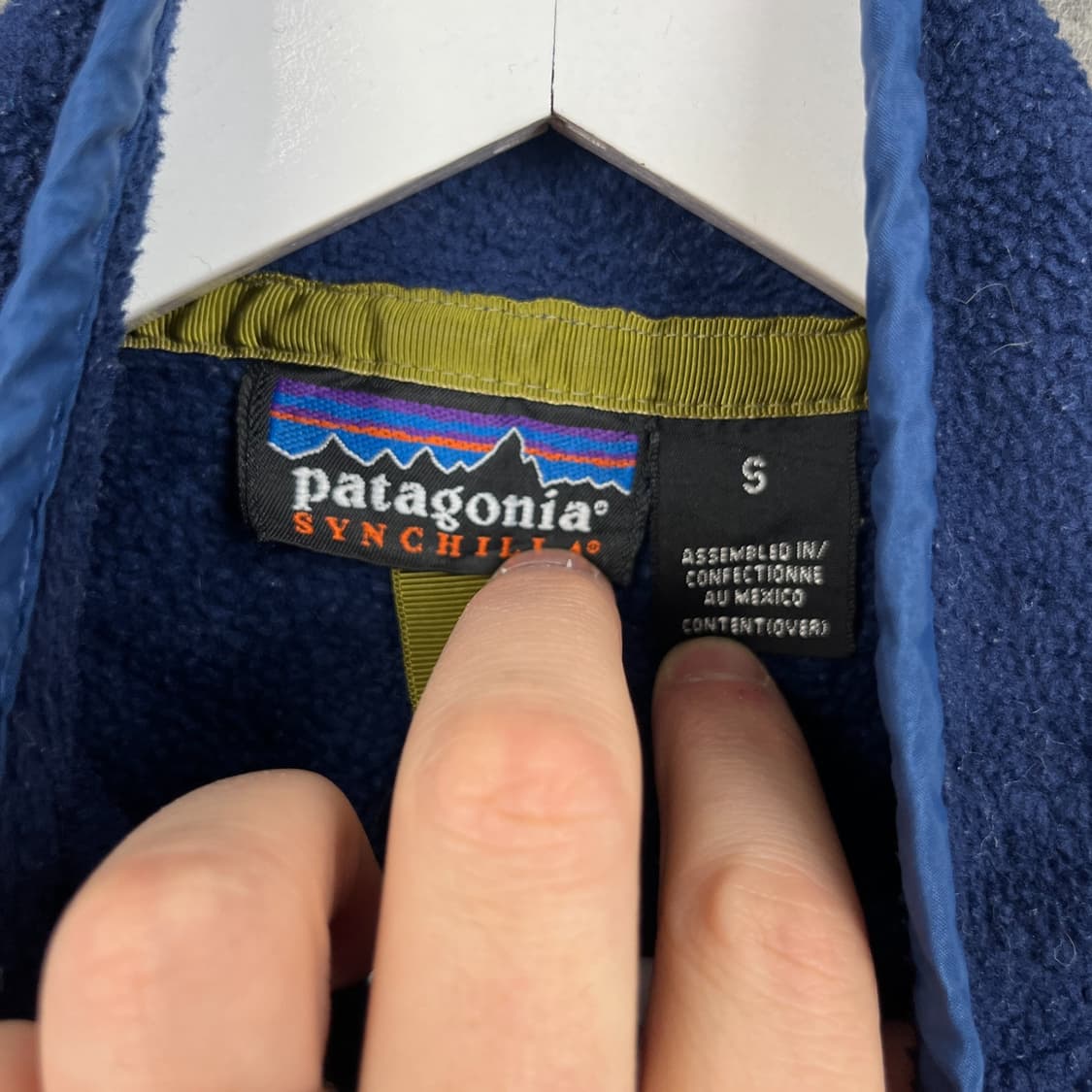 00s 파타고니아 신칠라 스냅-T 네이비/블루 멕시코 상품이미지3