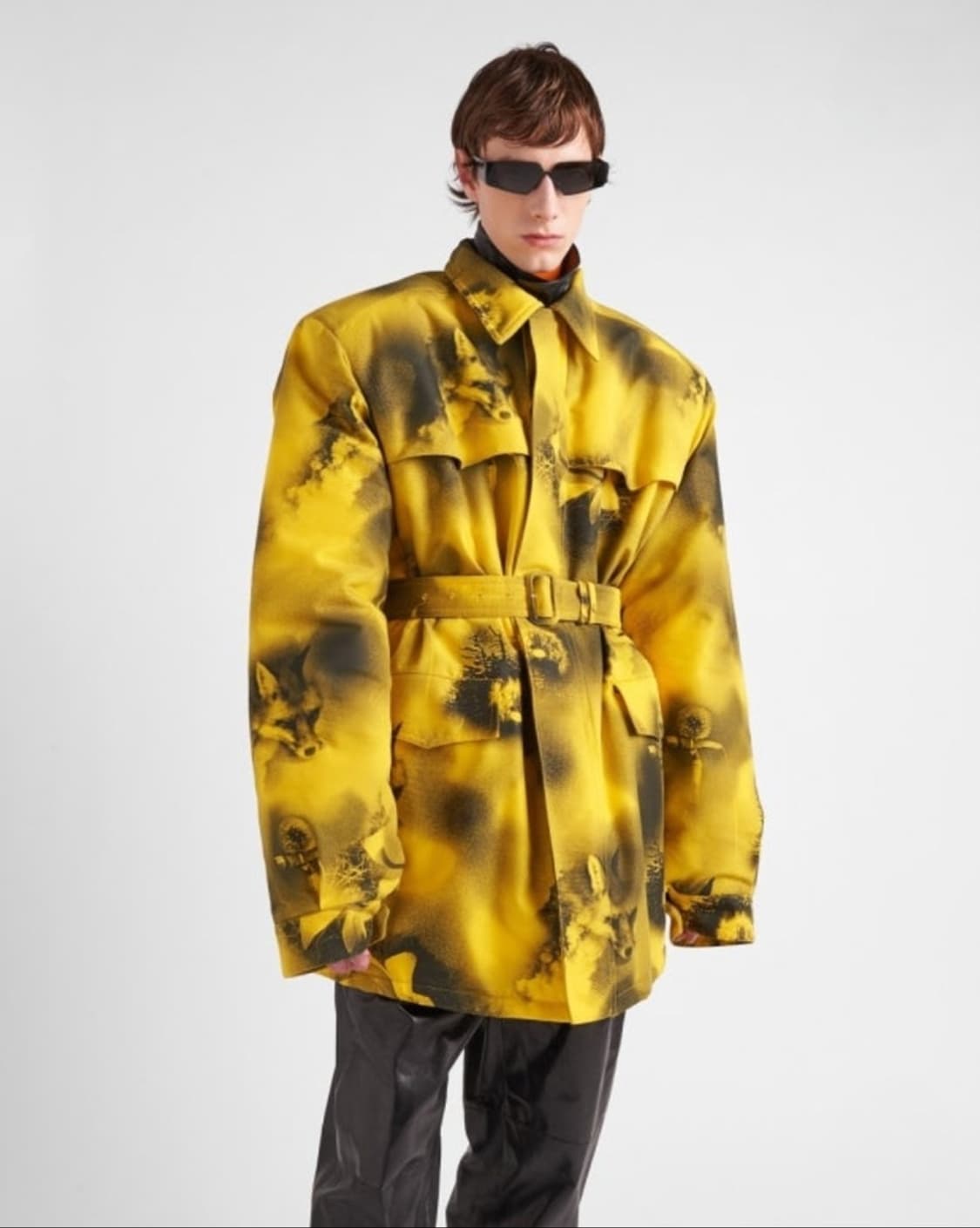 프라다 리나일론 아트 프린트 파카 상품이미지5