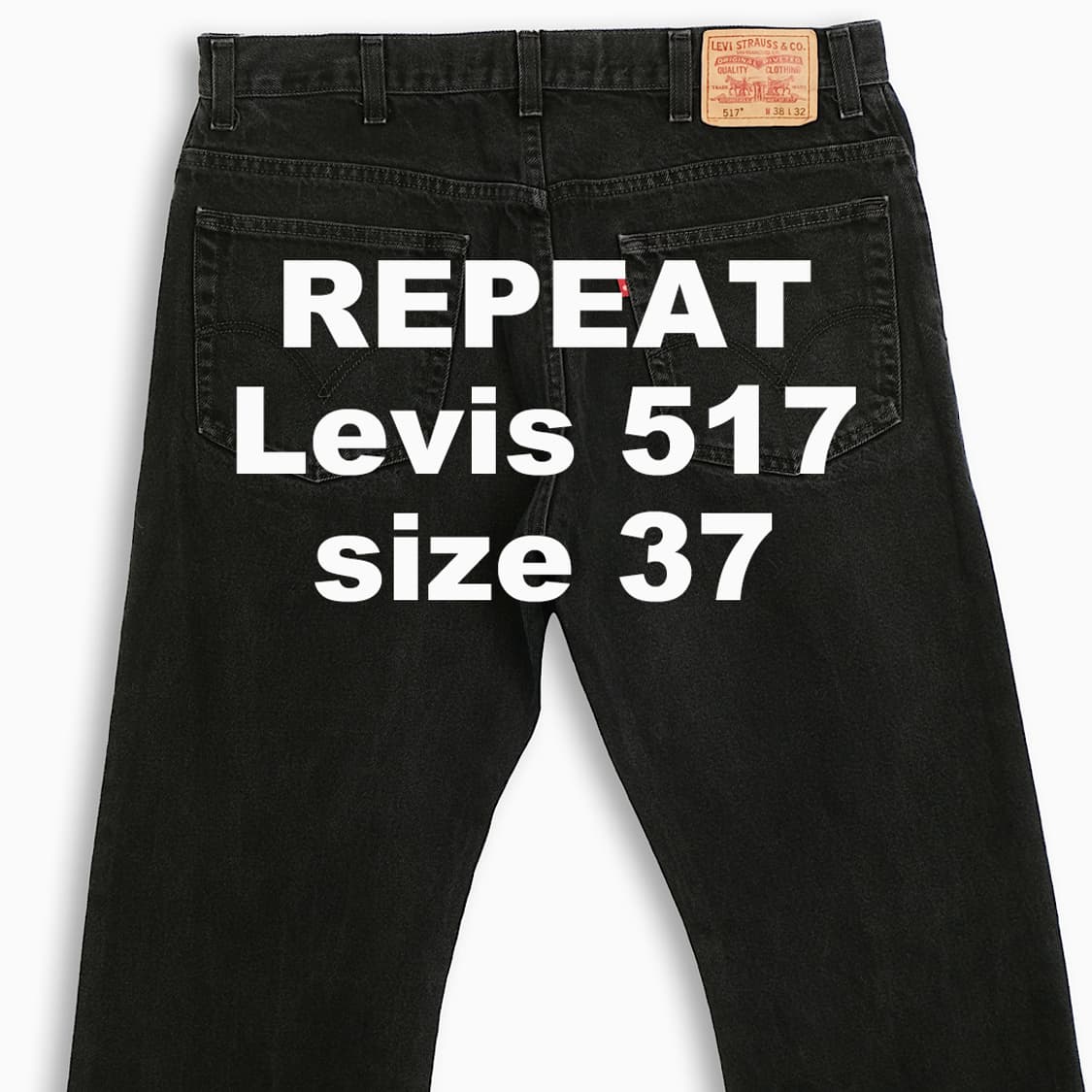 빈티지 리바이스 517 흑청 37 인치 LV5173865 상품이미지1
