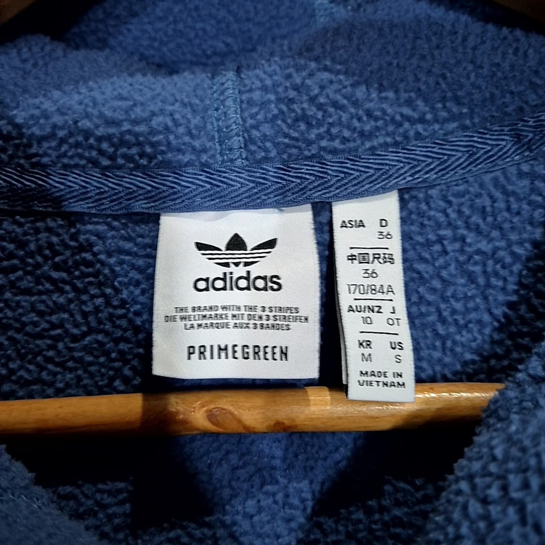 Adidas 아디다스 플리스 크롭 후드집업 상품이미지5