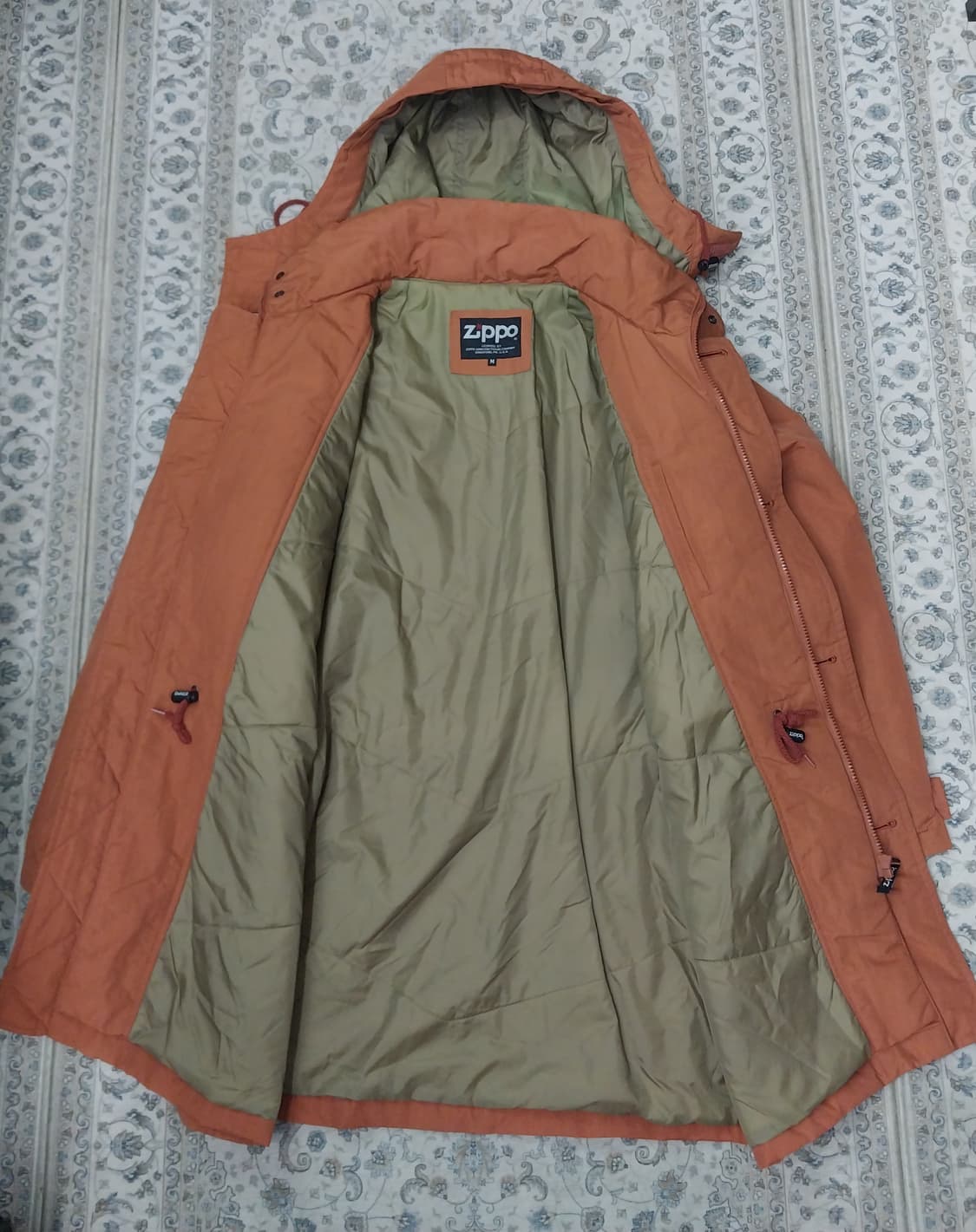 zippo 지포 제팬 오렌지색 후드 자켓 M 상품이미지4