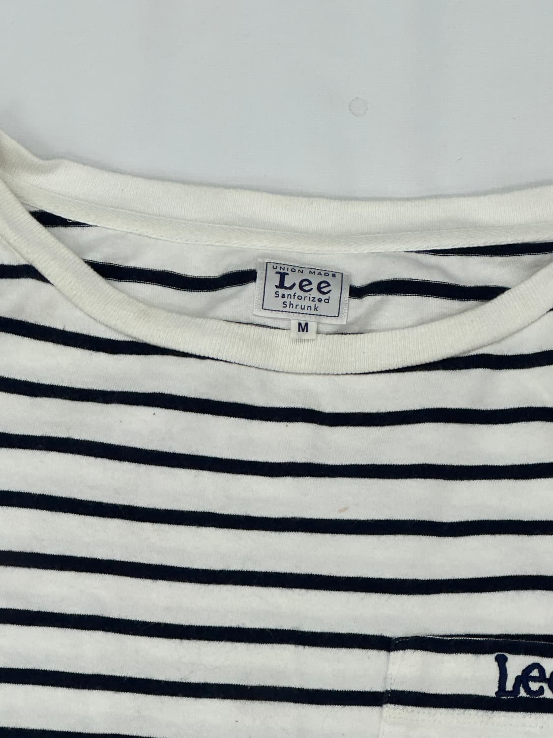 재팬 Lee 단가라 루즈핏 오버핏 빈티지 반팔 티셔츠  상품이미지5