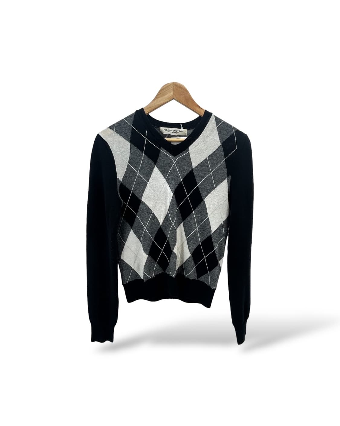 꼼데가르송 아가일 패턴 니트 상품이미지1