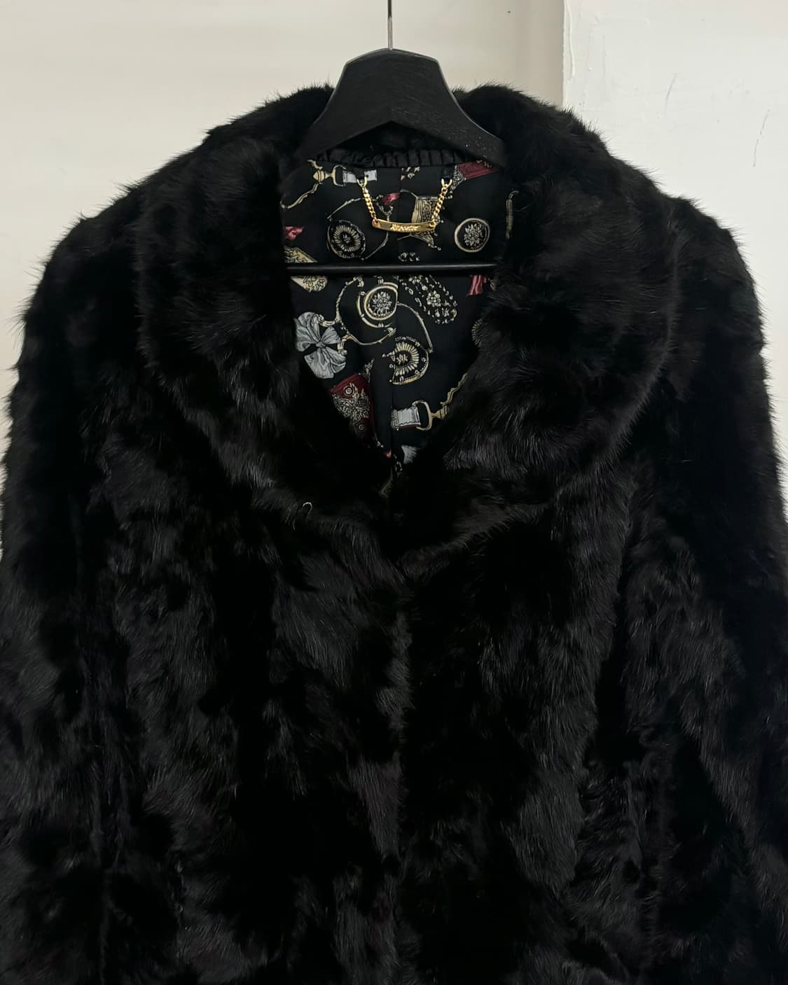 리포터 블랙 밍크 퍼 자켓 상품이미지2