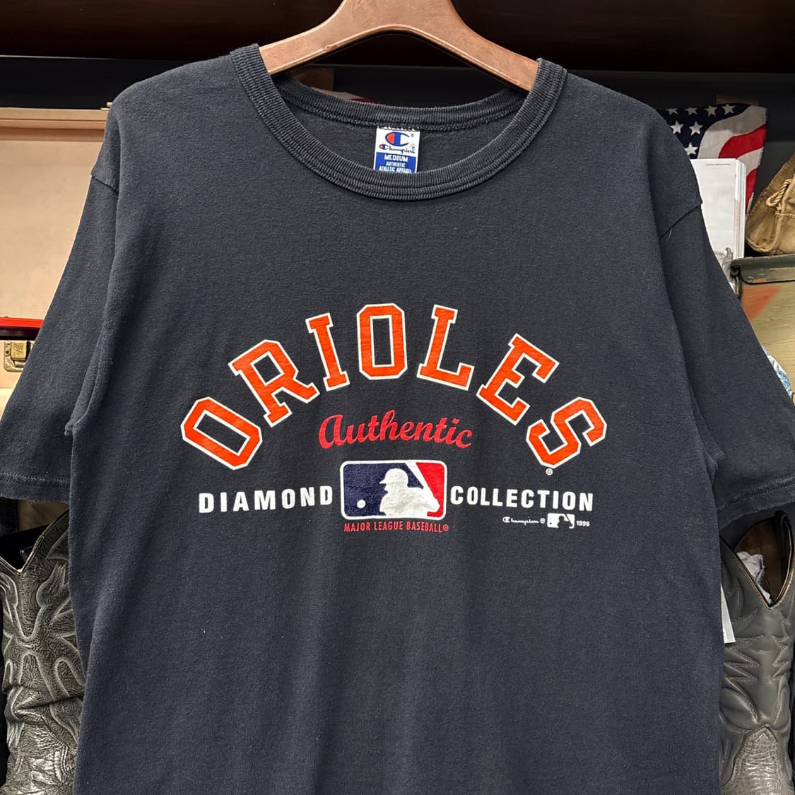 90s 챔피온 MLB 다이아몬드 컬렉션 '96볼티모어 그래픽티 N1260 상품이미지3