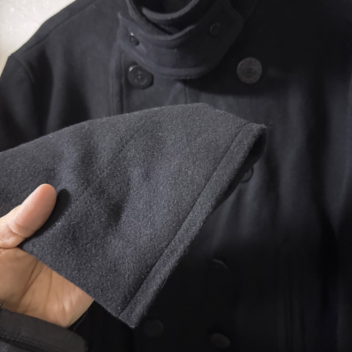 폴로 랄프로렌 해군 피코트 블랙 XXL (남성 105-슬림 110) 상품이미지4