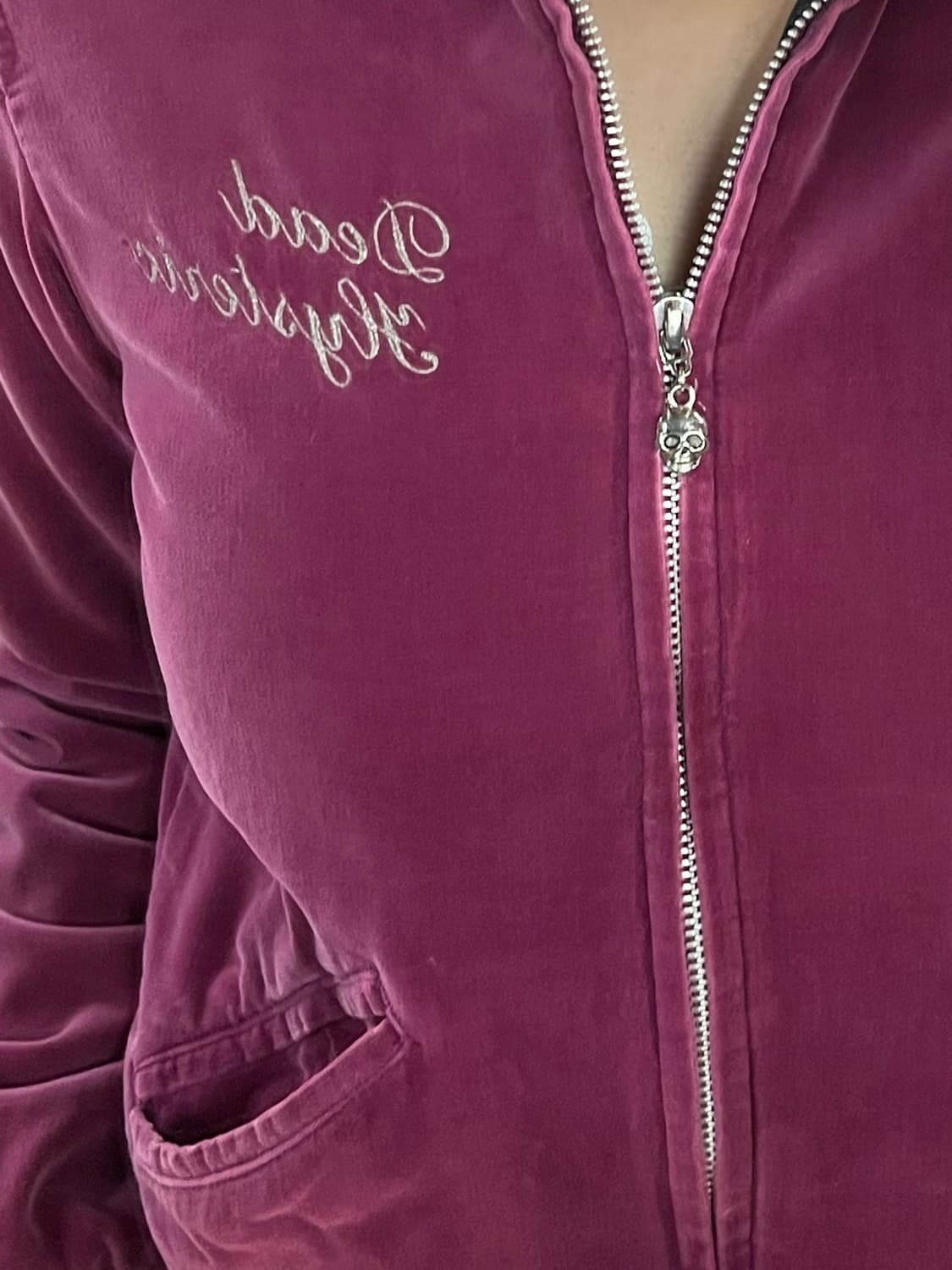 히스테릭 벨벳 자켓 상품이미지3