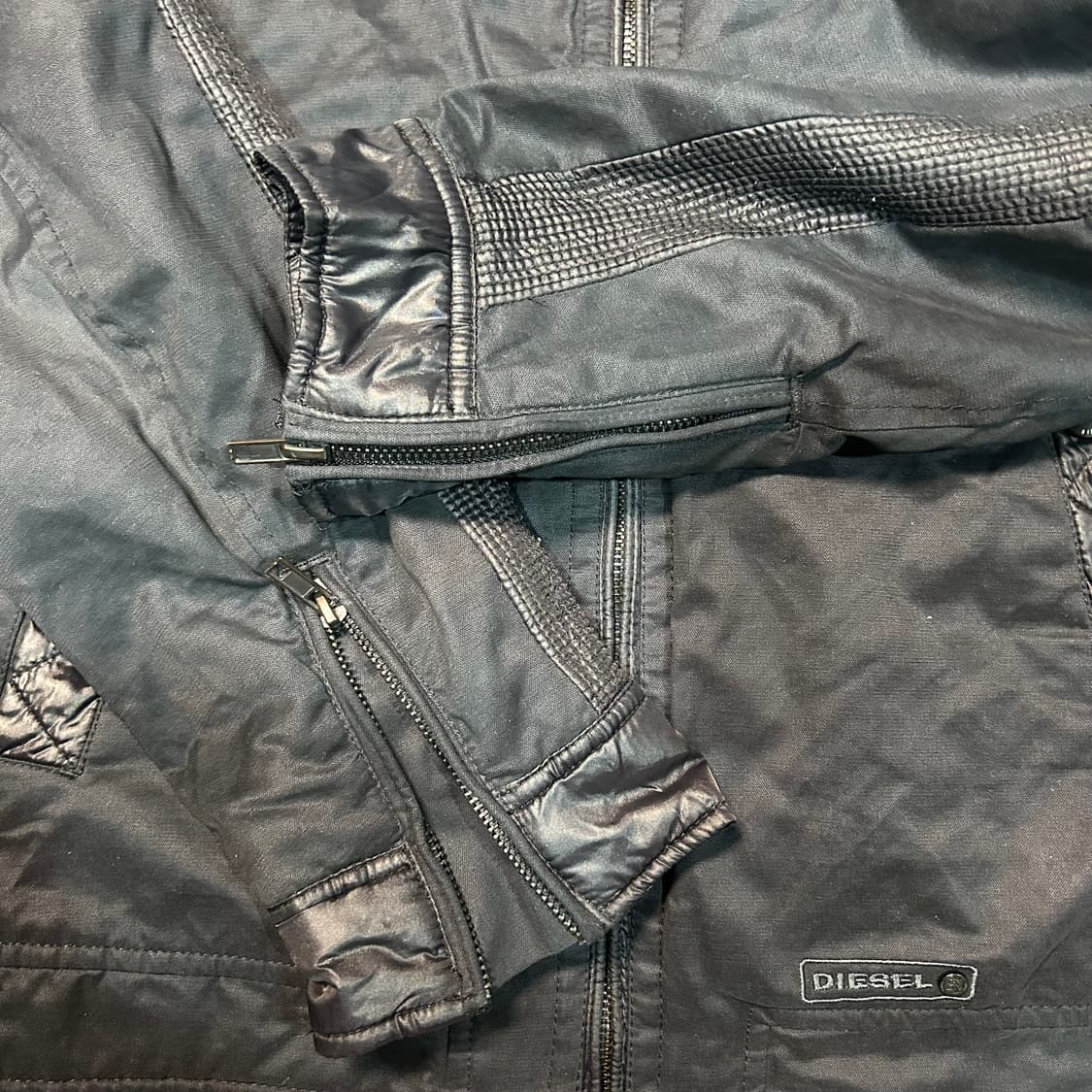 [XL] 디젤 자수로고 바이커 자켓 상품이미지4