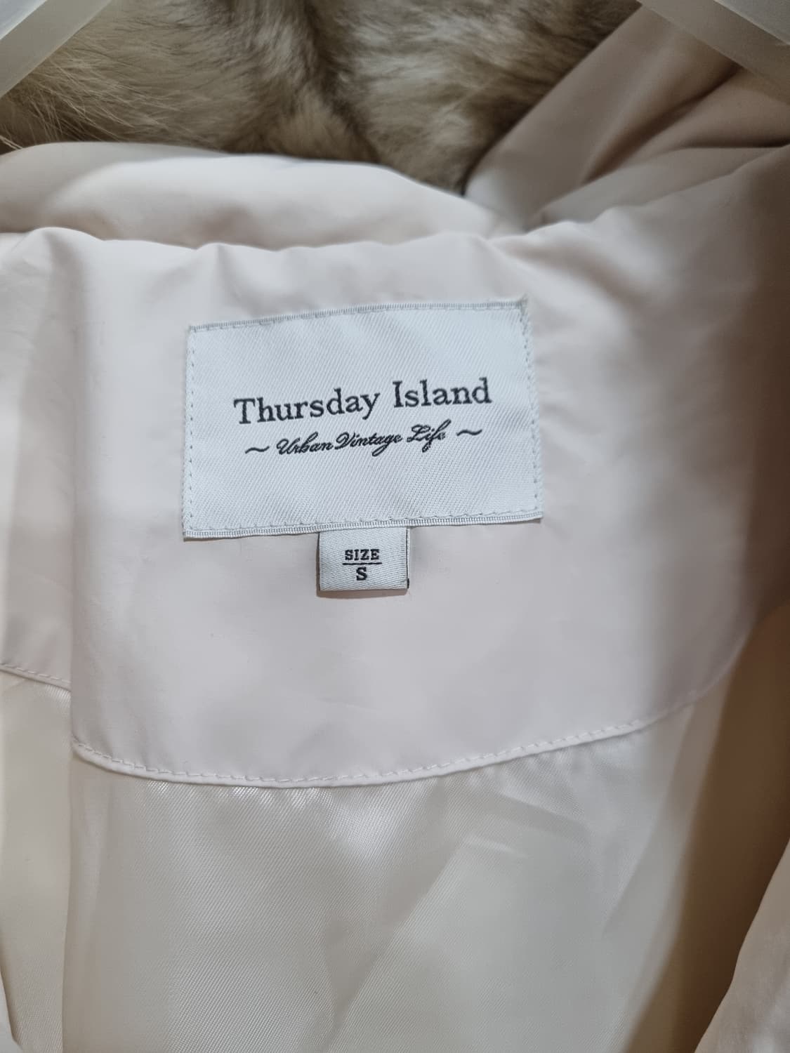 여성 S 써스데이아일랜드 폭스퍼 오리털 패딩 상품이미지5