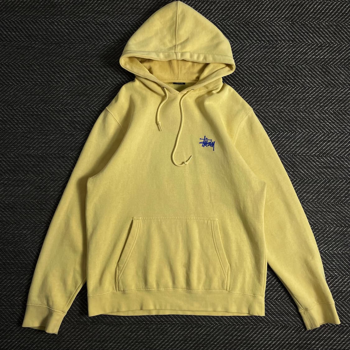 스투시 베이직 빅로고 박시핏 후드 티셔츠y 3050 상품이미지3