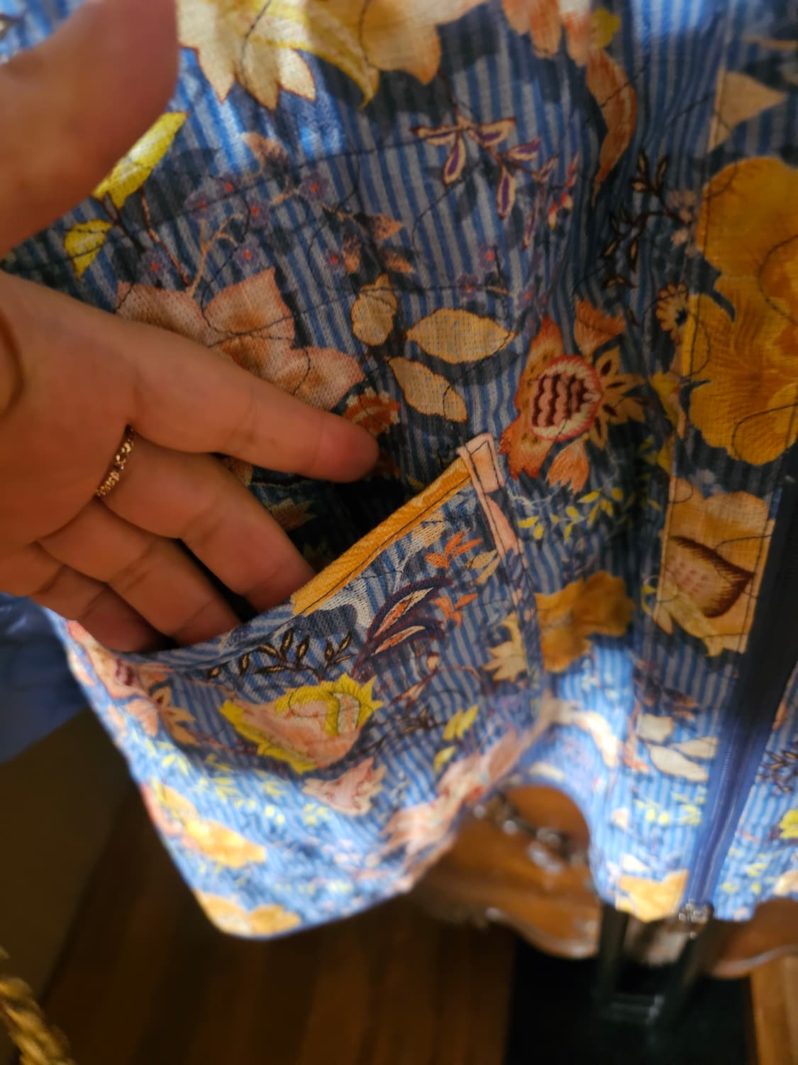 오일릴리 린넨100 리버시블 바람막이  상품이미지5