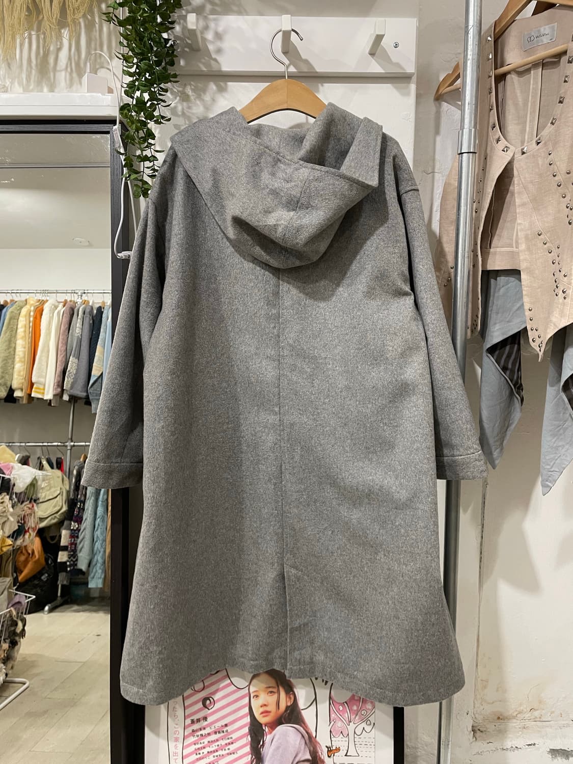 오버핏 후드 코트 상품이미지9