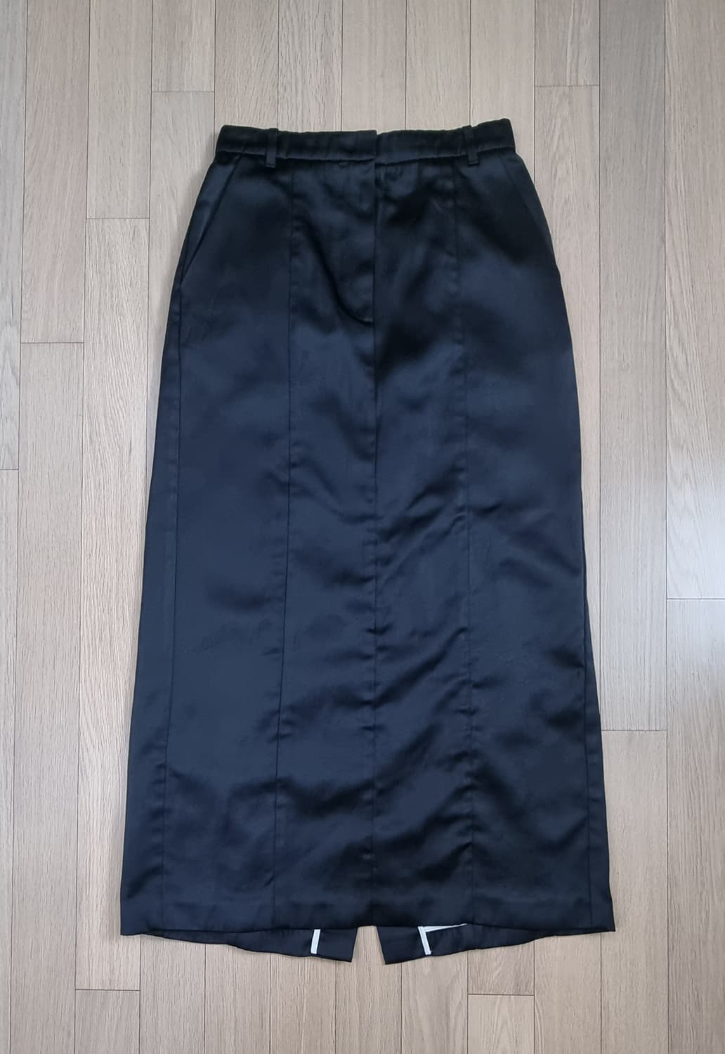 EENK 레터 프오젝트 새틴 롱 스커트 S _ 여성 상품이미지2