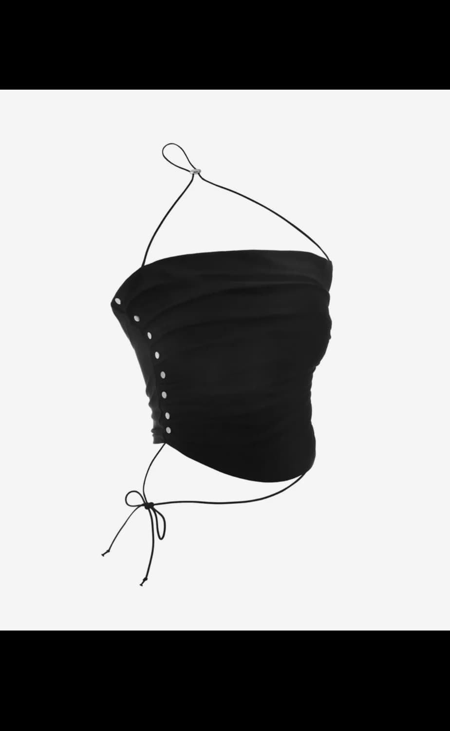 From button shirring top (Black) 상품이미지1