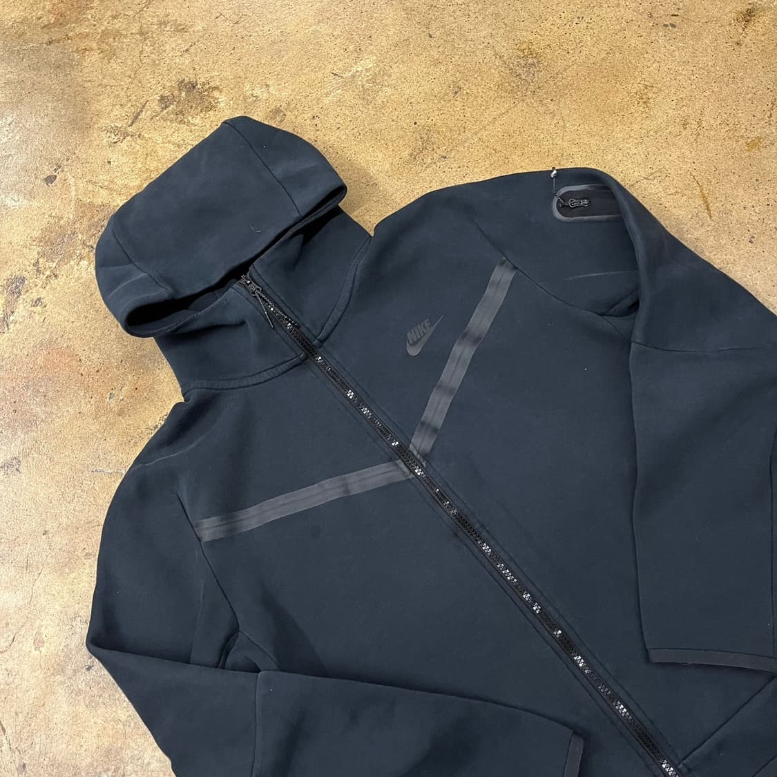 [정품/XL] 나이키 테크 플리스 후드집업 블랙 b18 상품이미지1