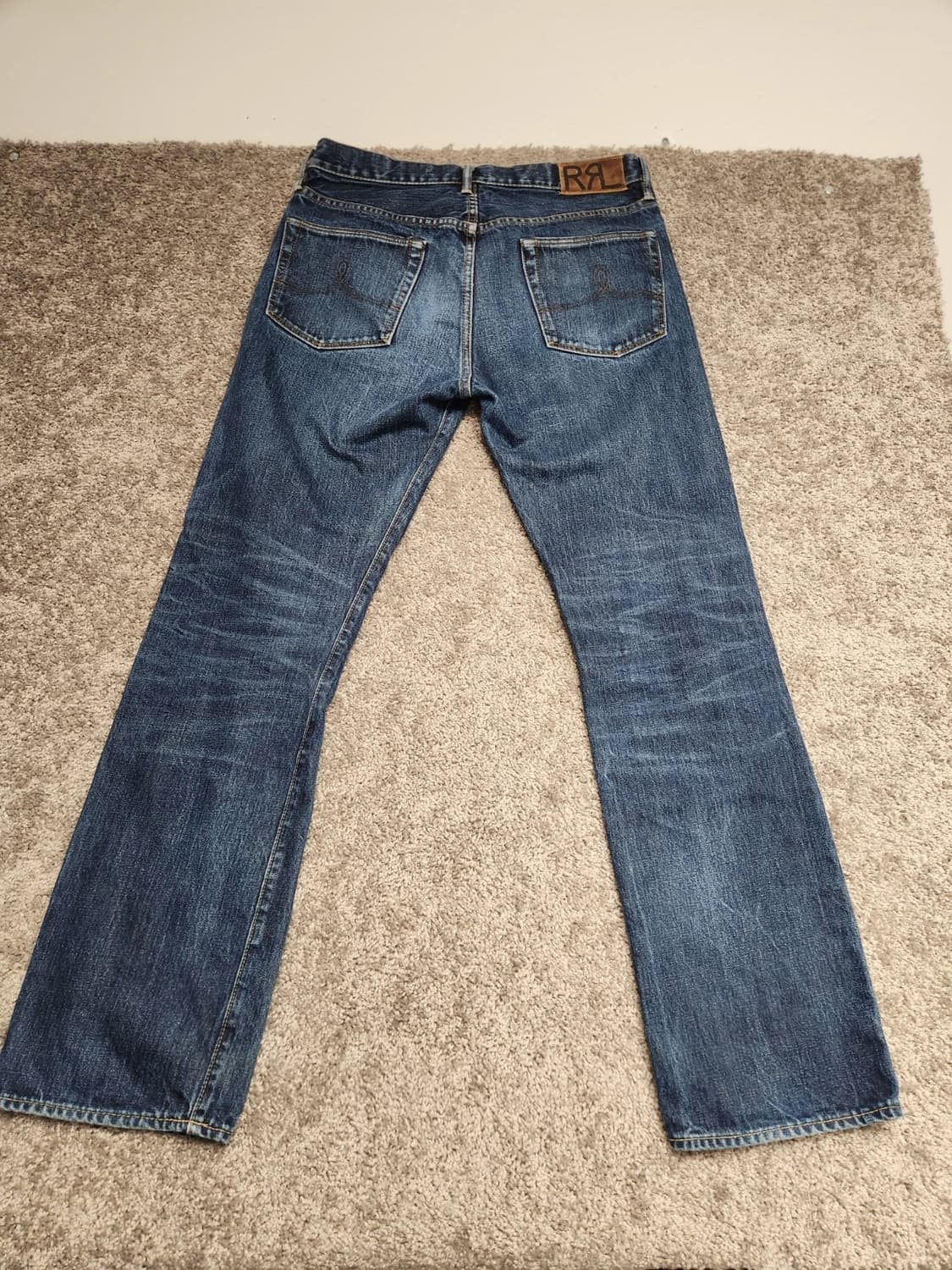 RRL 더블알엘 스트레이트 셀비지 데님 팬츠 상품이미지2