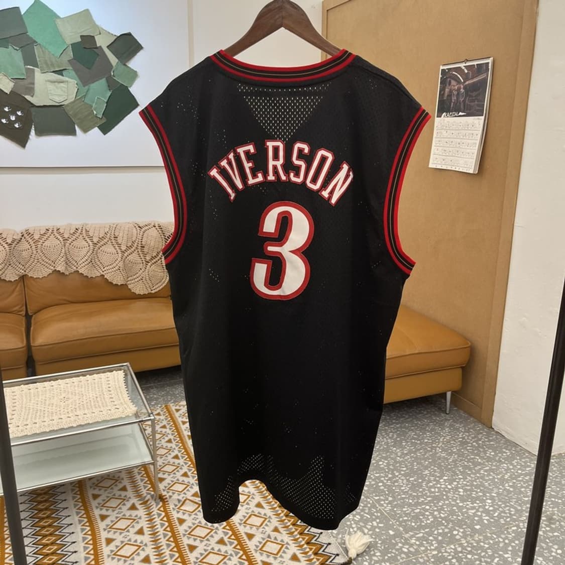 NBA HWC 필라델피아 세븐티식서스 져지 나시 2XL C10659 상품이미지4