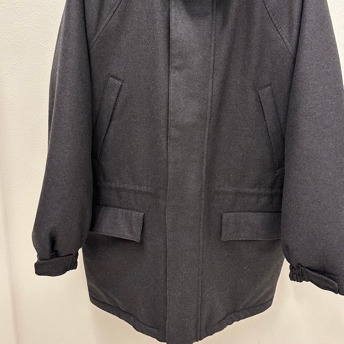 오라이 울 풀링 플란넬 블루종 새상품  상품이미지3