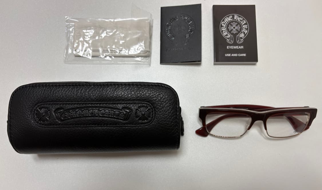 크롬하츠 안경 MINGUS 하금테 판매 상품이미지2