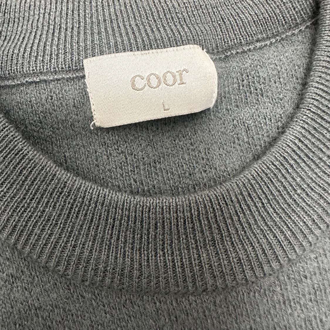 coor 쿠어 여성 울 니트 L 상품이미지3