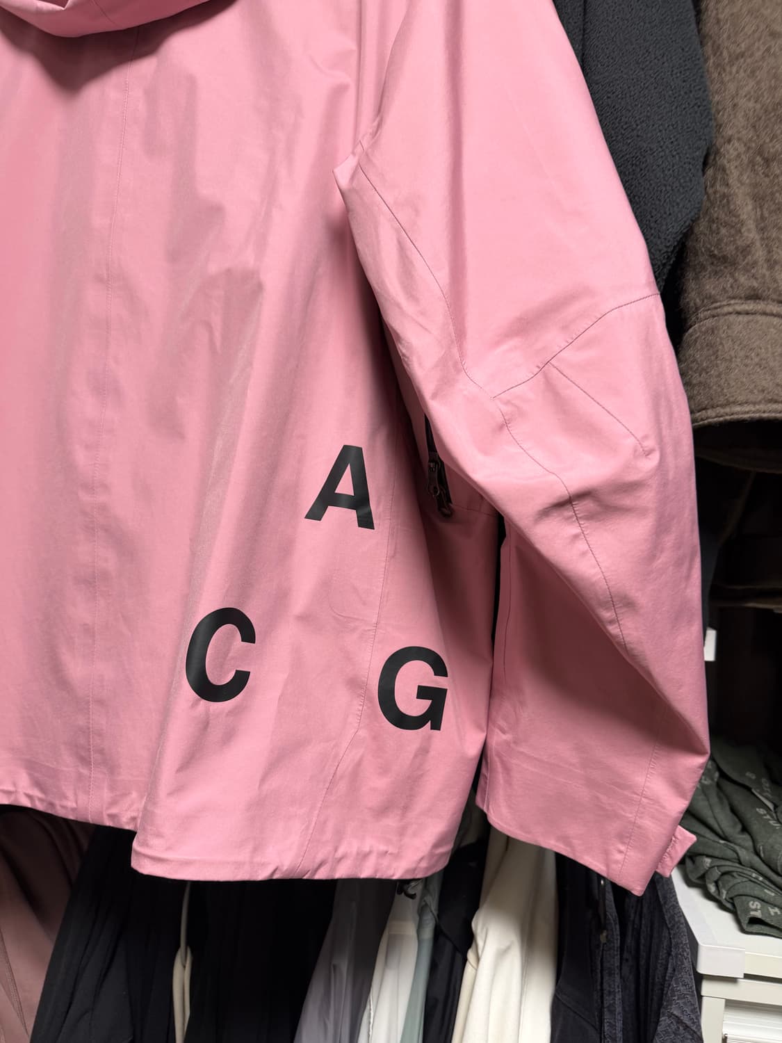 [xl] 나이키 ACG 디플로이 고어텍스 자켓 엘리멘탈 핑크 화이트 상품이미지9